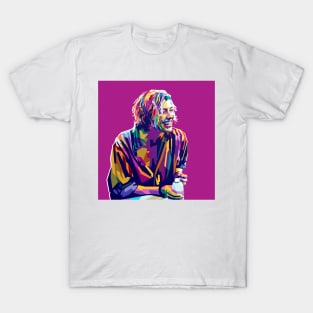 Greta Gerwig colorful Pop Art T-Shirt